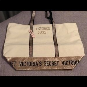 Victoria Secret tote and weekender bag.